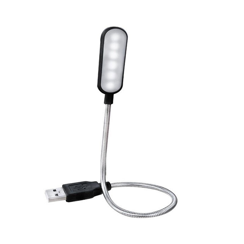 Desk Setup Laptop - MINI 4 LED โคมไฟหนังสือแบบพกพา USB อ่านโคมไฟกลางคืนสีขาว/อบอุ่นสีโคมไฟตั้งโต๊ะสําหรับแล็ปท็อป