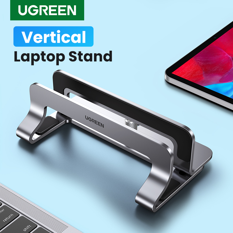 Vertical Laptop Stand - แท่นวางแล็ปท็อปแนวตั้งแบบพับได้สำหรับ MacBook Air Pro ขาตั้งแล็ปท็อปพับได้รองรับแท็บเล็ต MacBook
