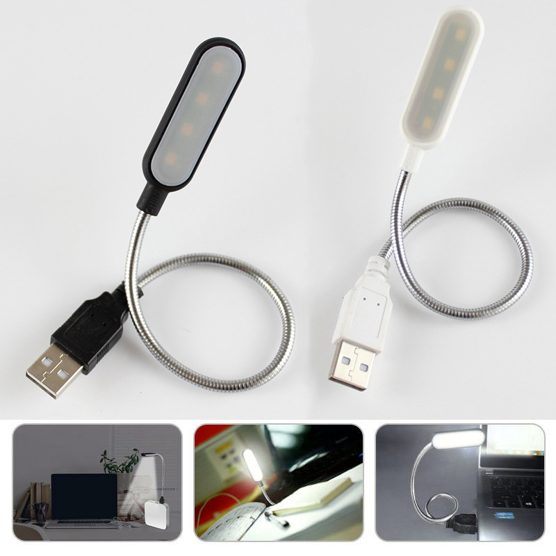 MINI 4 LED โคมไฟหนังสือแบบพกพา - Desk Setup Laptop บทวิจารณ์และราคา