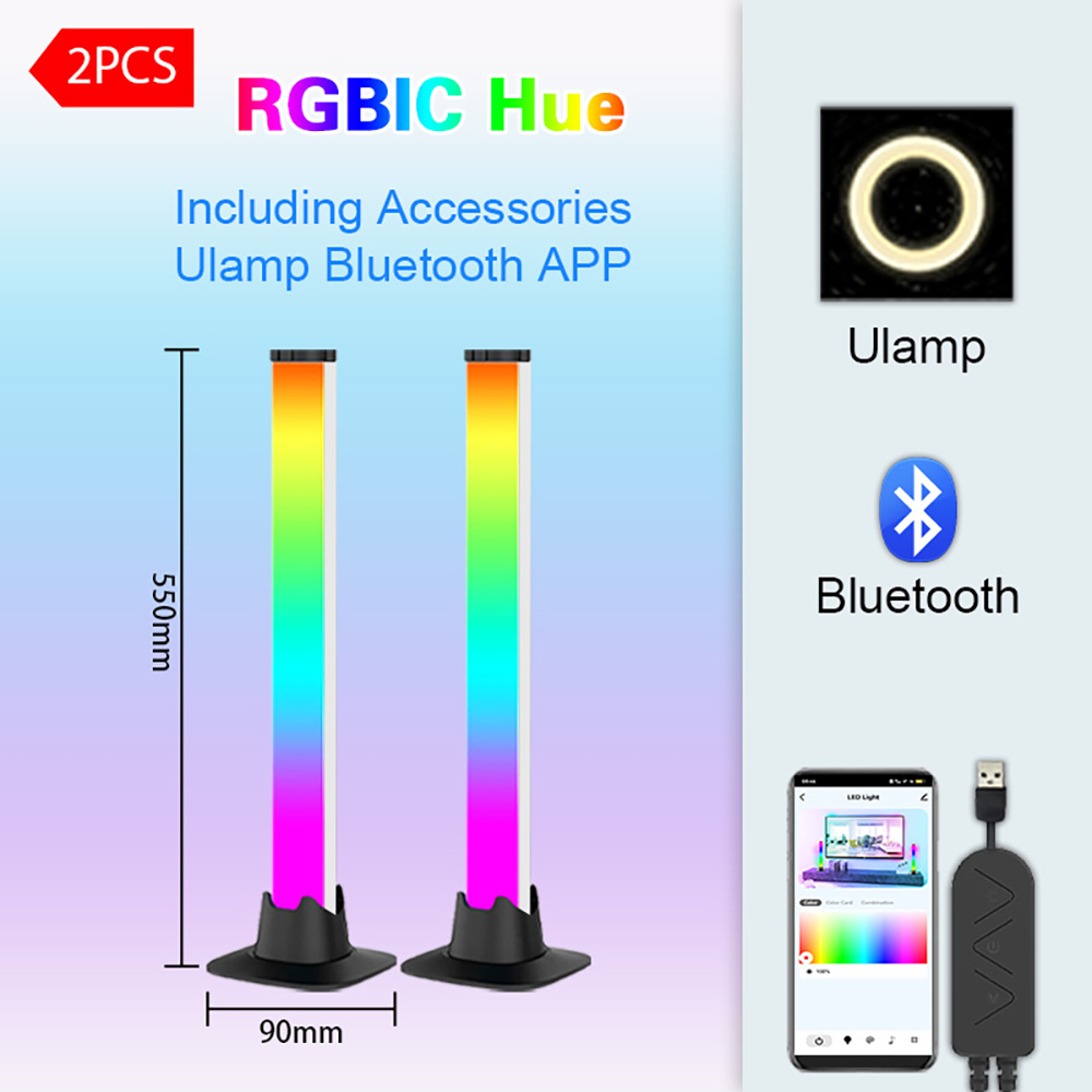 แถบไฟ LED RGB พร้อมระบบบลูทูธ  - Desk Setup Youtube บทวิจารณ์และราคา