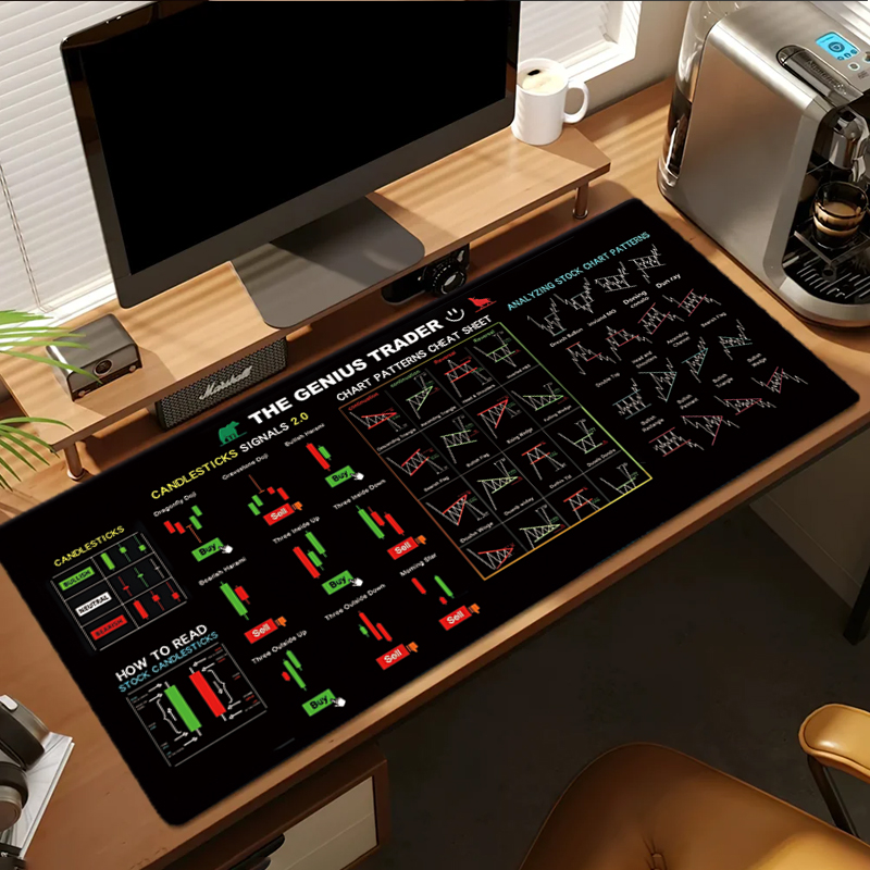 แผ่นรองเมาส์หนังลายเทียนหอมขนา - Desk Setup Rug บทวิจารณ์และราคา