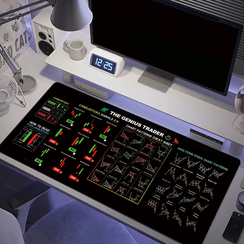 แผ่นรองเมาส์หนังลายเทียนหอมขนา - Desk Setup Rug บทวิจารณ์และราคา