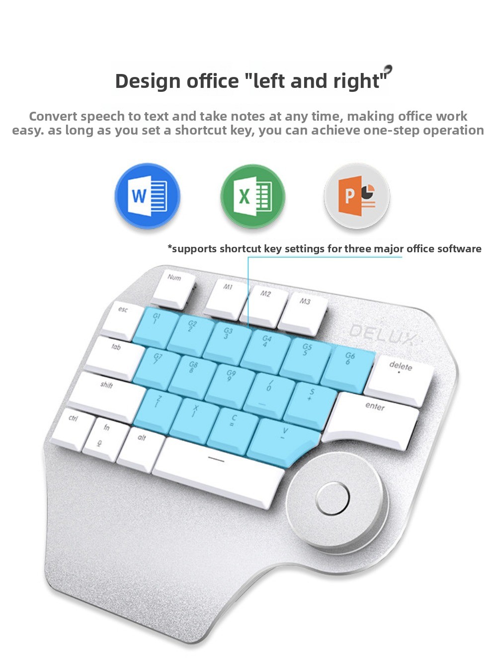 คีย์บอร์ดแบบมีสาย DeLUX T11 De - Desk Setup Programmer บทวิจารณ์และราคา