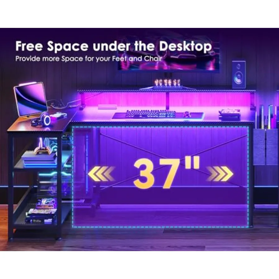 โต๊ะทำงานรูปตัวแอลสำหรับเล่นเก - L Shaped Desk Setup บทวิจารณ์และราคา