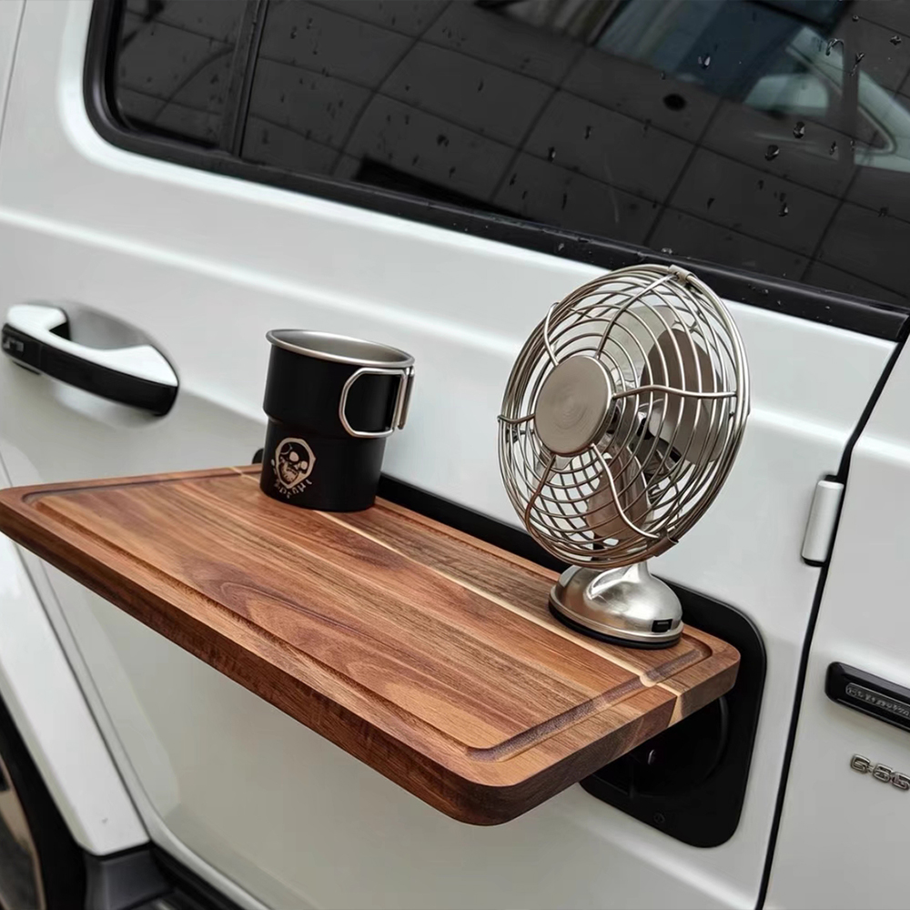 โต๊ะไม้พับได้สำหรับตั้งข้างรถ  - Desk Setup Wood บทวิจารณ์และราคา