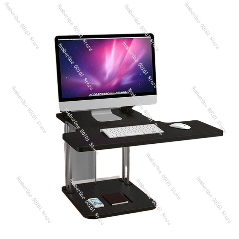 ตัวแปลงโต๊ะทำงานแบบยืนปรับระดั - Desk Setup Monitor And Laptop บทวิจารณ์และราคา