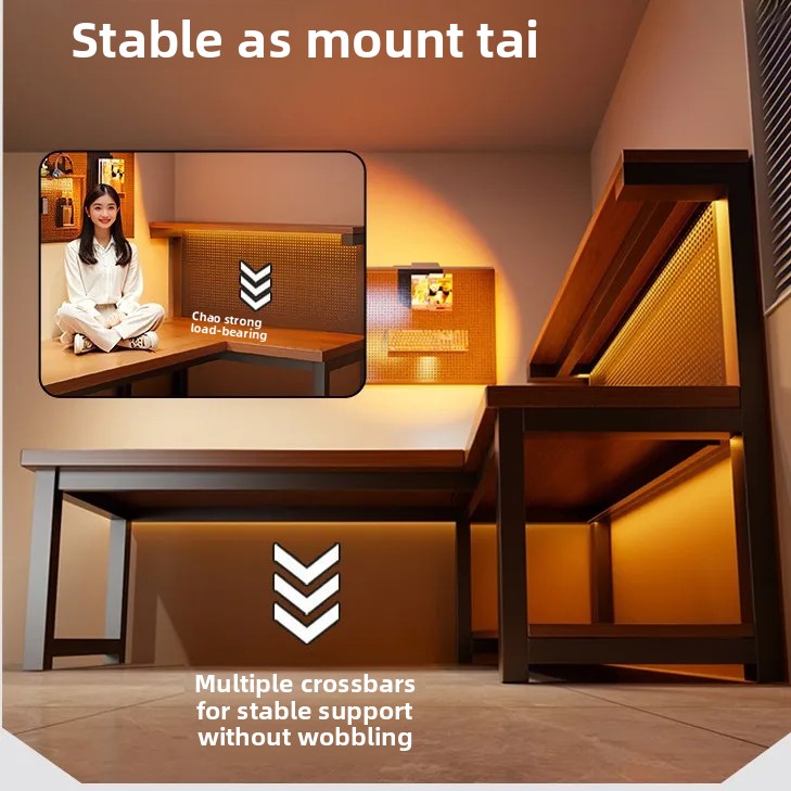 โต๊ะคอมพิวเตอร์เข้ามุมทันสมัย  - L Shaped Desk Setup บทวิจารณ์และราคา