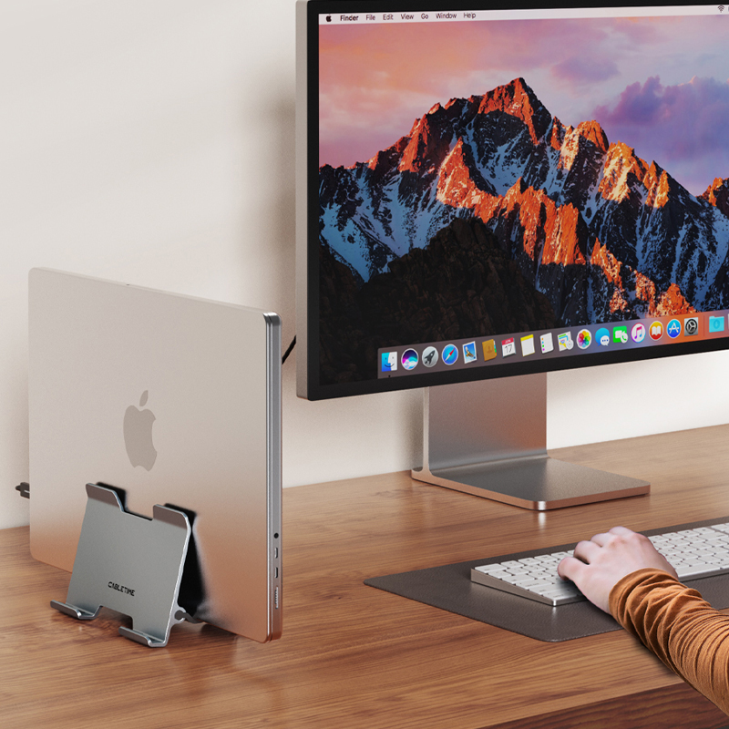 CABLETIME ขาตั้งแล็ปท็อปแนวตั้ - Vertical Laptop Stand บทวิจารณ์และราคา
