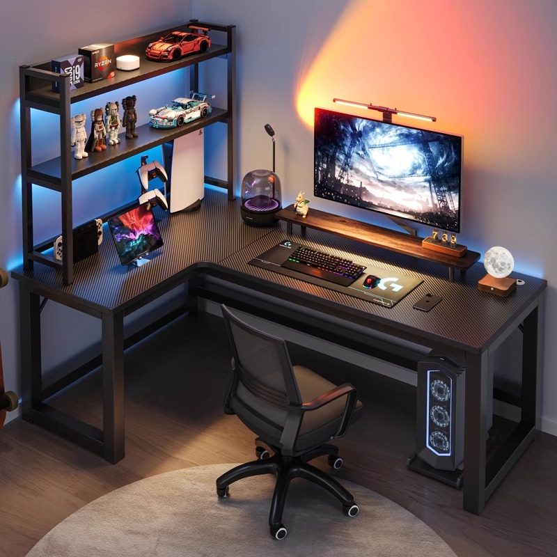 โต๊ะคอมพิวเตอร์ โต๊ะมุมบ้าน โต - L Shaped Desk Setup บทวิจารณ์และราคา