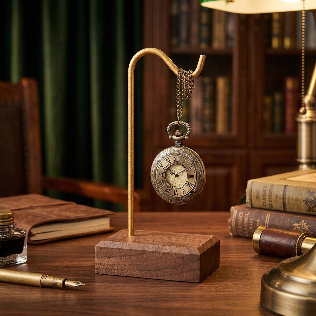 ชั้นวางนาฬิกาพกแบบแขวน ฐานไม้ก - Desk Setup Wood บทวิจารณ์และราคา