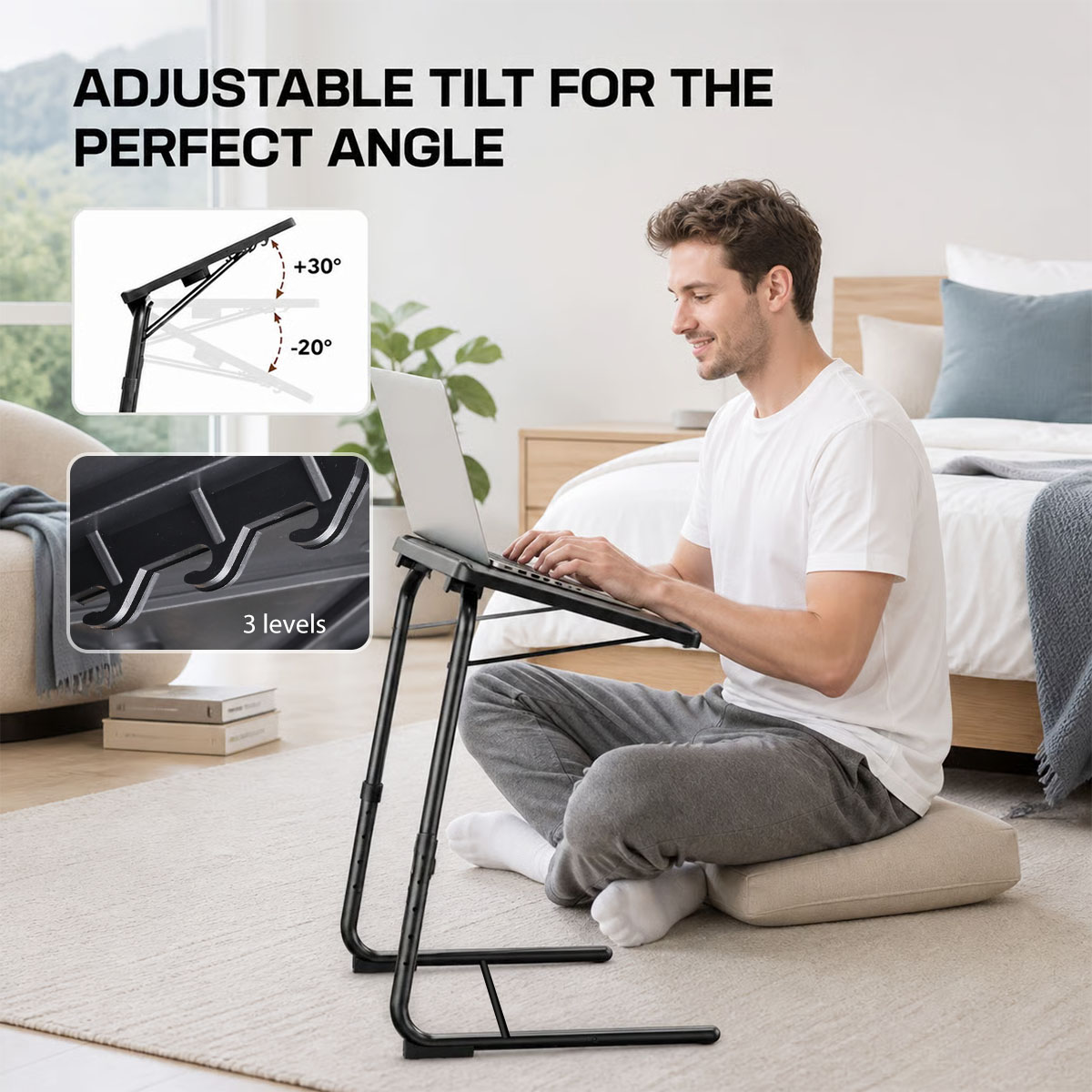 โต๊ะวางแล็ปท็อปปรับระดับได้สำห - Desk Setup Laptop บทวิจารณ์และราคา