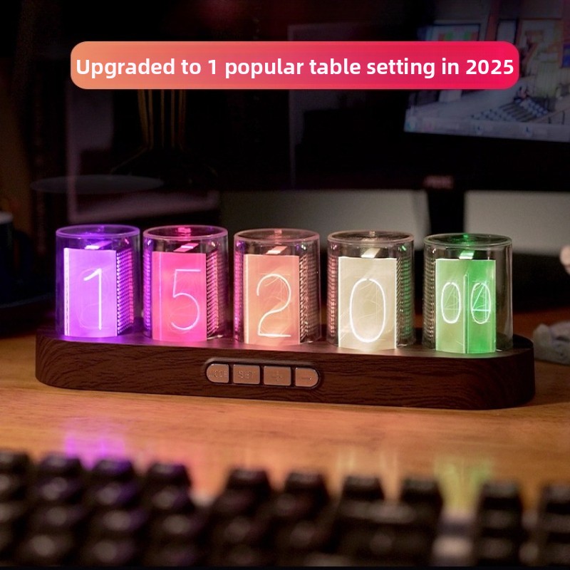นาฬิกาตั้งโต๊ะ RGB สำหรับเกมเม - Desk Setup Youtube บทวิจารณ์และราคา