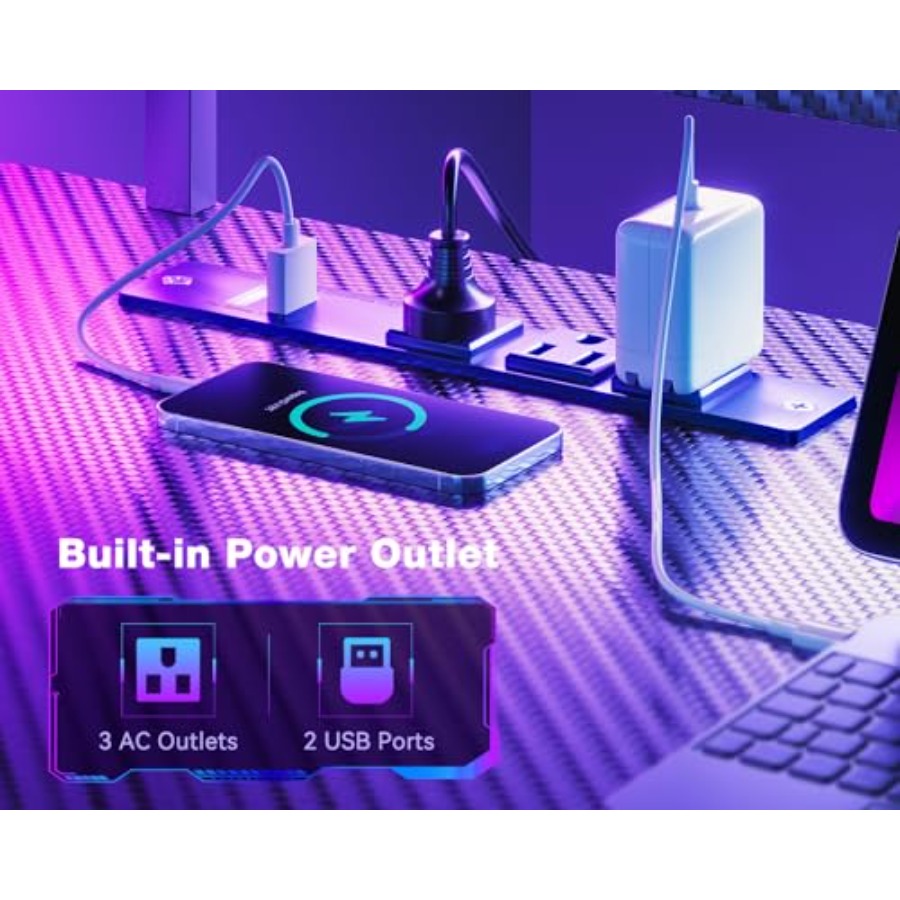โต๊ะเกมมิ่งรูปตัวแอลขนาดใหญ่ 6 - L Shaped Desk Setup บทวิจารณ์และราคา