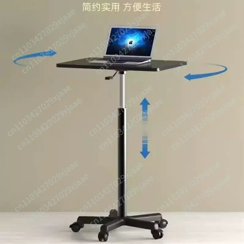 โต๊ะเลื่อนแบบมีล้อเลื่อน โต๊ะข - Desk Setup Laptop บทวิจารณ์และราคา