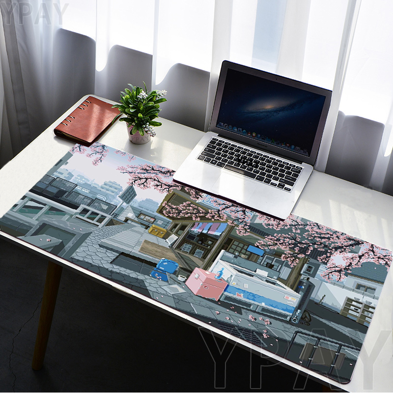 Pixel Mouse Pad Japan Street ข - Zelda Desk Setup บทวิจารณ์และราคา