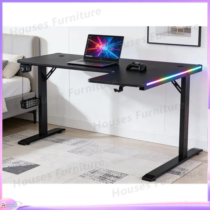 โต๊ะเกมมิ่งขนาดใหญ่ 160 ซม. พร - L Shaped Desk Setup บทวิจารณ์และราคา