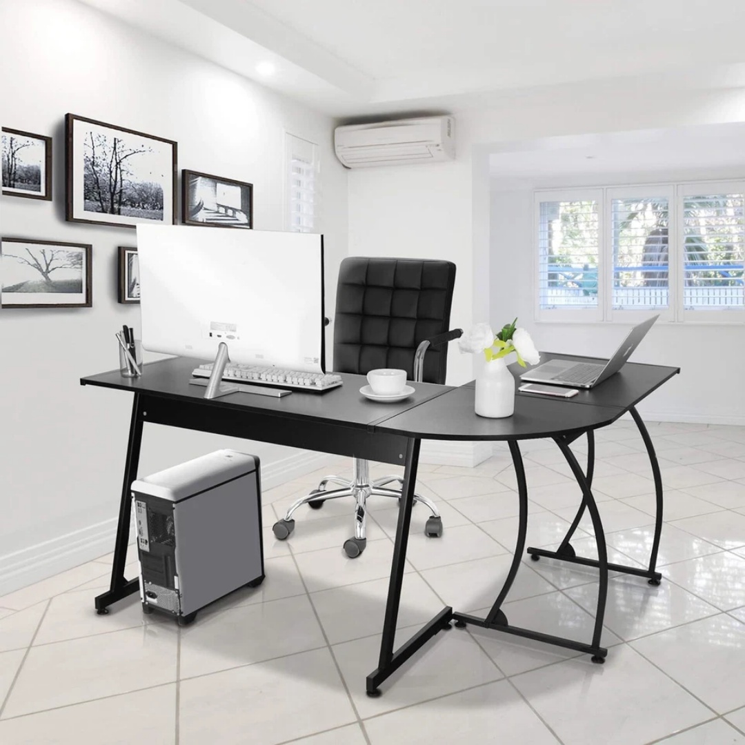 โต๊ะเกมมิ่งรูปตัว L ขนาด 58 นิ - L Shaped Desk Setup บทวิจารณ์และราคา