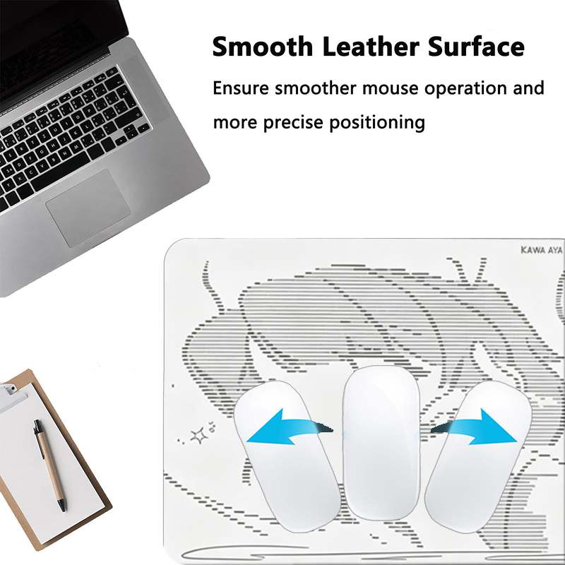 แผ่นรองเมาส์หนังลายการ์ตูนอนิเ - Desk Setup Rug บทวิจารณ์และราคา