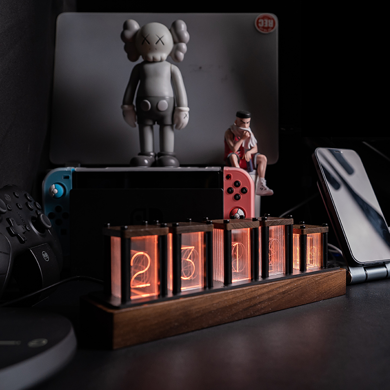 นาฬิกาหลอดนิกซี่จำลอง RGB จอแส - Desk Setup Youtube บทวิจารณ์และราคา
