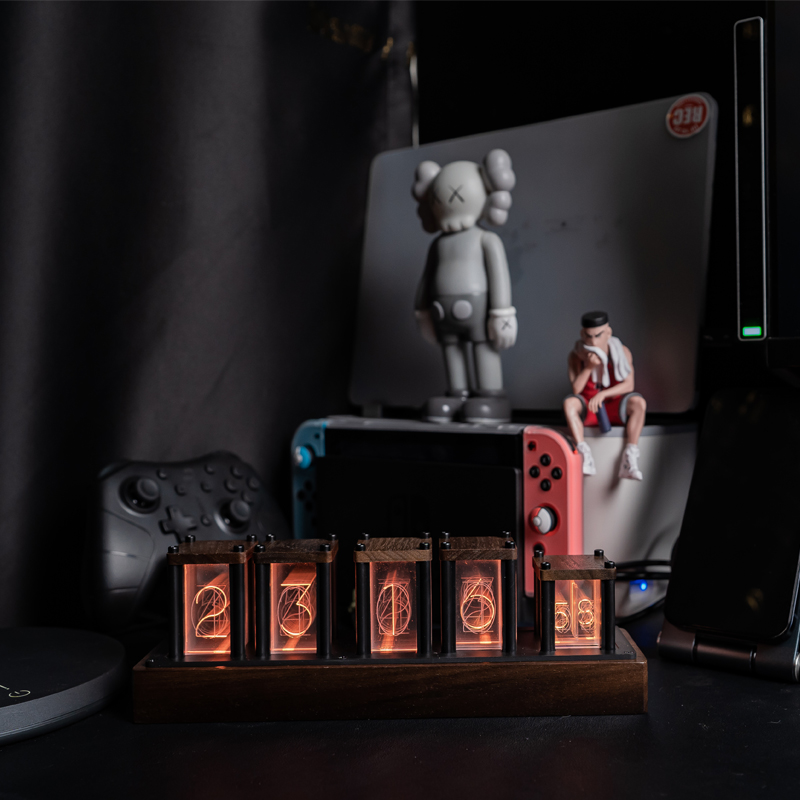 นาฬิกาหลอดนิกซี่จำลอง RGB จอแส - Desk Setup Youtube บทวิจารณ์และราคา